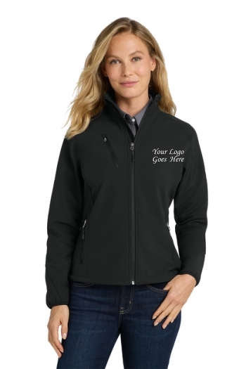 Port Authority® Ladies Textured Soft Shell Jacket
