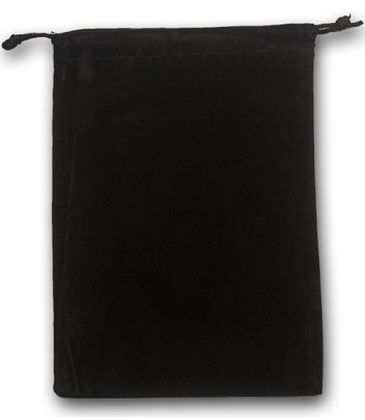 Jewelry Pouch Black 5" x 7"