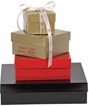 High Wall Black Swirl Box-Color 8" X 8" X 9"