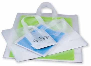 Frosty Clear Shopping Bag 14.5x9x15.5