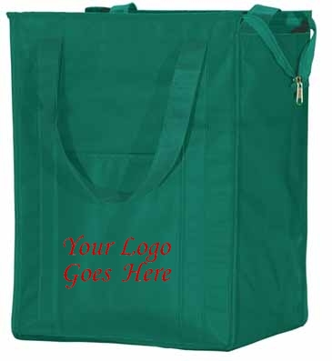 Insulated Polytex Tote with Zipper
