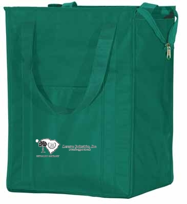 Insulated Polytex Tote with Zipper