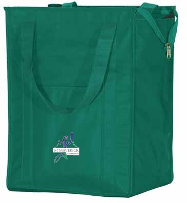 Insulated Polytex Tote with Zipper