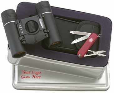 Classic SD Swiss Army Knife / 8x21 Compact Binocular