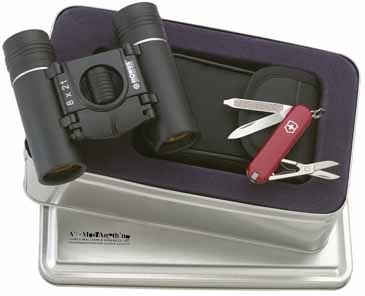 Classic SD Swiss Army Knife / 8x21 Compact Binocular