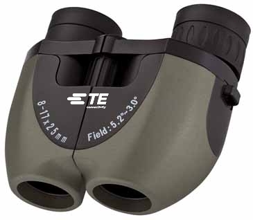 8-17x25 Zoom Binocular - Green