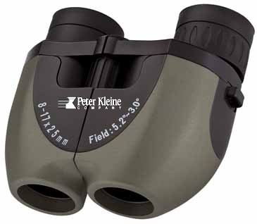 8-17x25 Zoom Binocular - Green
