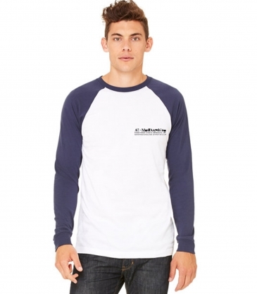 Bella + Canvas Men's Jersey Long-Sleeve Baseball T-Shirt