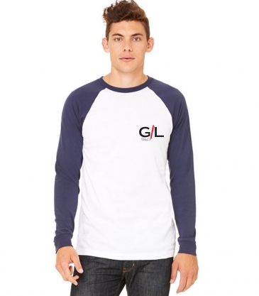 Bella + Canvas Men's Jersey Long-Sleeve Baseball T-Shirt