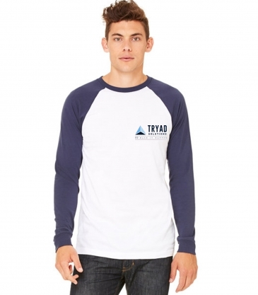 Bella + Canvas Men's Jersey Long-Sleeve Baseball T-Shirt