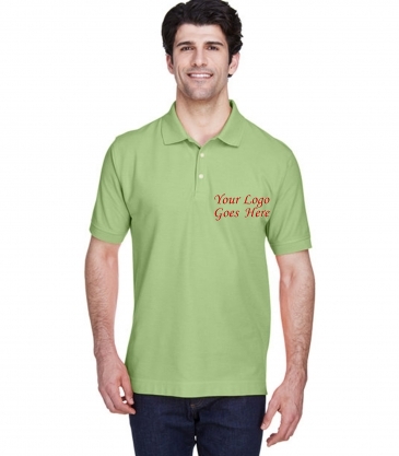Devon & Jones Men's Pima Piqué Short-Sleeve Polo