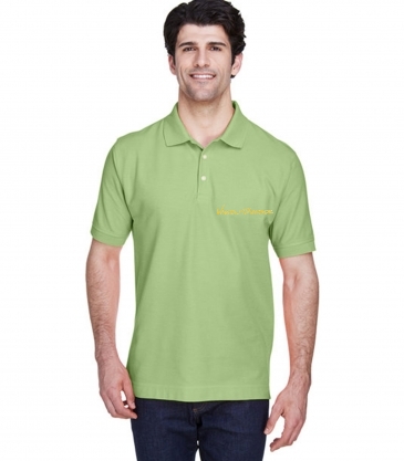 Devon & Jones Men's Pima Piqué Short-Sleeve Polo