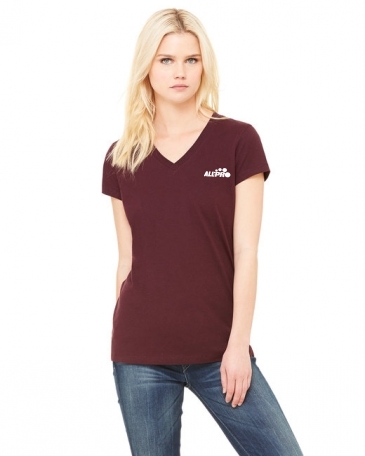 Bella + Canvas Ladies' Jersey Short-Sleeve V-Neck T-Shirt