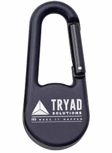 Cedar Creek® Colored Carabiner Black