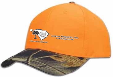 Luminescent Cap with Leaf Camouflage Peak