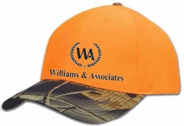 Luminescent Cap with Leaf Camouflage Peak