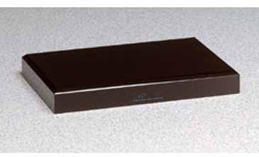 Black Glass Base 4" x 6"