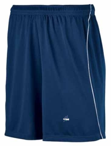 Youth Wicking Soccer Shorts With Piping