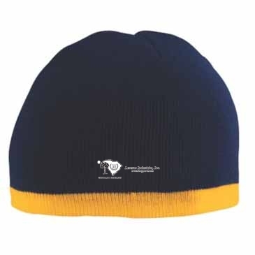 Two-Tone Knit Beanie