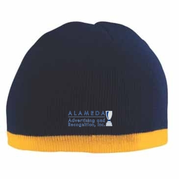 Two-Tone Knit Beanie