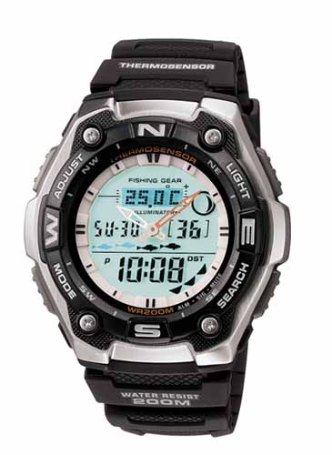 Sports Gear Watch With Fishing Mode & Moon Data