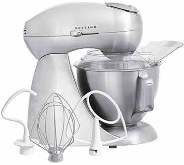 Eclectrics All-Metal Stand Mixer, Stainless