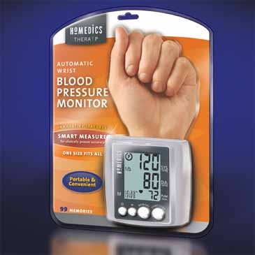 Automatic Wrist Blood Pressure Monitor With Smart Measure