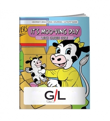 Coloring Book: It's Moo-ving Day