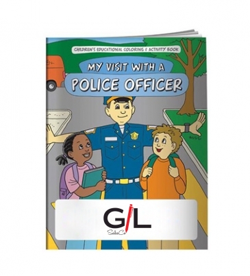 Coloring Book: My Visit with a Police Officer