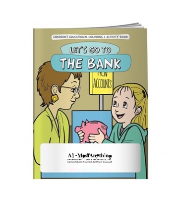 Coloring Book: Let's Go to the Bank