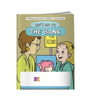 Coloring Book: Let's Go to the Bank