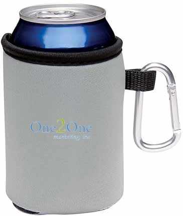 Koozie® Collapsible Can Kooler with Carabiner