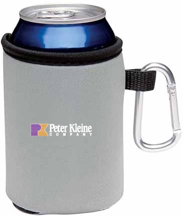Koozie® Collapsible Can Kooler with Carabiner