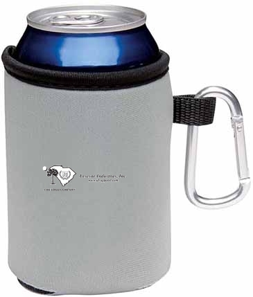 Koozie® Collapsible Can Kooler with Carabiner