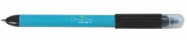 Twin-Write Pen With Highlighter
