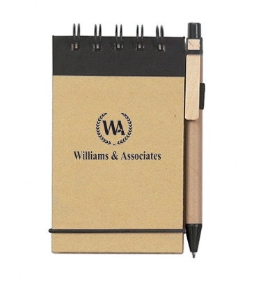 Eco-Inspired Spiral Jotter & Pen