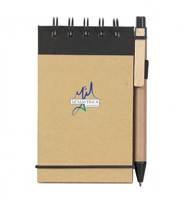 Eco-Inspired Spiral Jotter & Pen