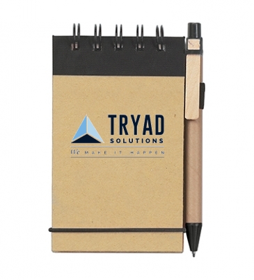 Eco-Inspired Spiral Jotter & Pen