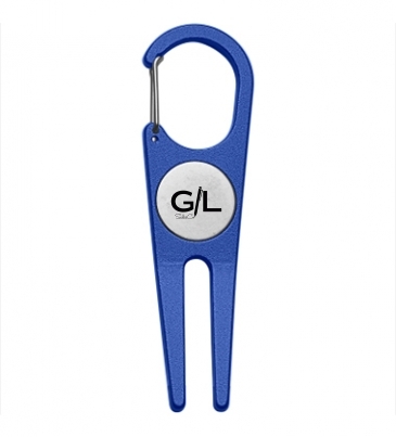 Aluminum Divot Tool With Ball Marker