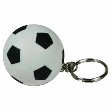 Soccer Ball Keyring Stress Reliever