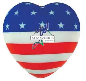 American Flag Heart Stress Reliever
