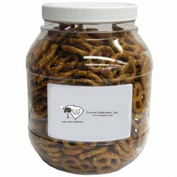 Large Plastic Jar - Salted Mini Pretzels