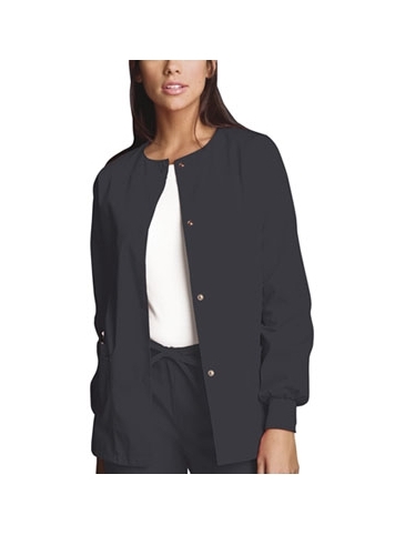 Round Neck Scrub Jacket