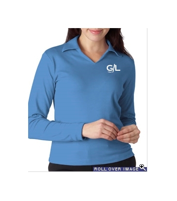 Devon & Jones Ladies' Pima Pique Long-Sleeve Polo