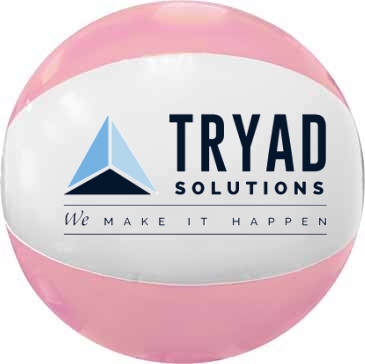 16" Two-Toned Beach Balls