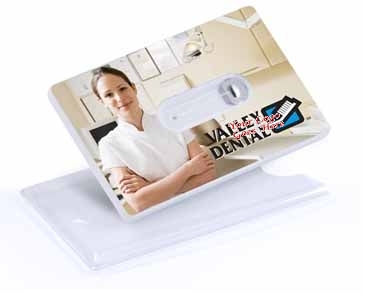 Credit Card Dental Floss With Mirror