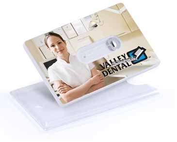 Credit Card Dental Floss With Mirror