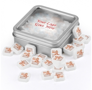 Square Window Mint Tin