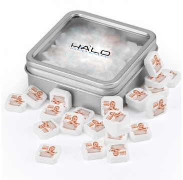 Square Window Mint Tin