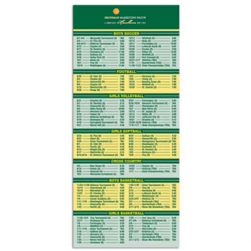 Schedule Magnet 3-1/2 x 8